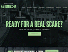 Tablet Screenshot of duluthhauntedship.com